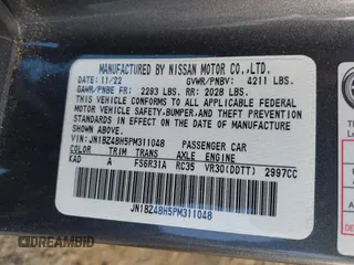 2023 Nissan Z Performance с VIN JN1BZ4BH5PM311048, выставлен на аукционе IAAI как лот 41745564 с пробегом 27 787 миль миль и . История ставок и продаж доступна на DreamBid. Изображение 9.