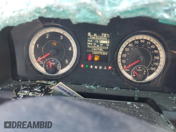 2018 Ram 2500 Big Horn with VIN 3C6UR5DL2JG424969, listed as a Copart auction lot 79869564 with 142,475 mi miles and Salvage Title. Bid and sale history available at carsss.com. Image 9.