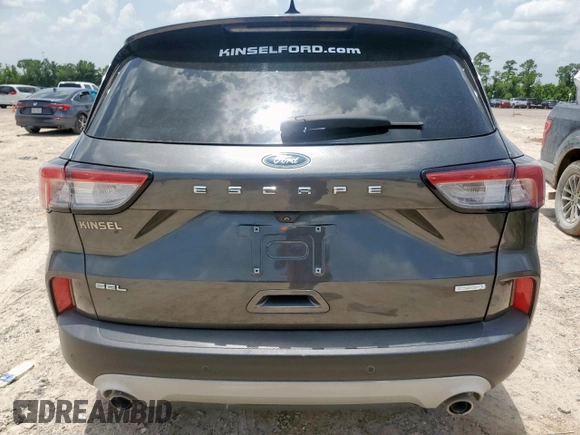 2020 Ford Escape SEL with VIN 1FMCU0H67LUA31684, listed as a Copart auction lot 63250425 with 70,108 mi miles and Salvage title. Bid and sale history available at DreamBid. Image 6.