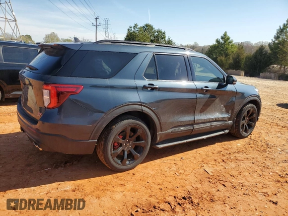2022 Ford Explorer ST with VIN 1FM5K8GC3NGA46530, listed as a Copart auction lot 50388505 with 44,525 mi miles and Salvage Title. Bid and sale history available at carsss.com. Image 3.