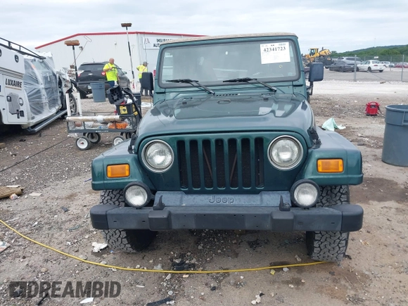 1999 Jeep Wrangler Sahara with VIN 1J4FY49S5XP482037, listed as a IAAI auction lot 42341723 with 161,081 mi miles and . Bid and sale history available at DreamBid. Image 13.