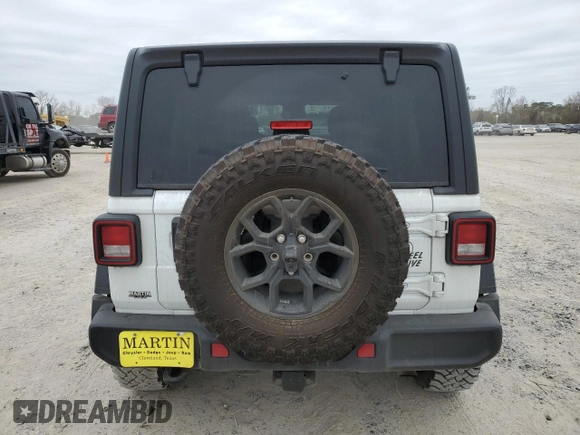 2024 Jeep Wrangler Sport with VIN 1C4PJXDG7RW364535, listed as a Copart auction lot 89122785 with 1,631 mi miles and Salvage Title. Bid and sale history available at DreamBid. Image 6.