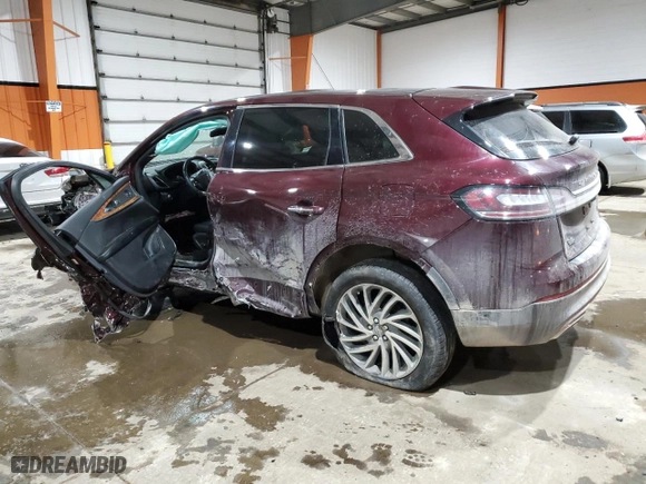 2020 Lincoln Nautilus Reserve with VIN 2LMPJ8K90LBL12750, listed as a Copart auction lot 44445265 with 0 mi miles and Non Repairable. Bid and sale history available at carsss.com. Image 2.