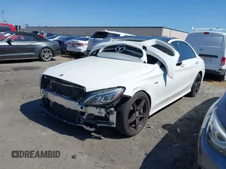 2016 Mercedes-Benz C 450 AMG with VIN 55SWF6EB0GU140159, listed as a IAAI auction lot 41702422 with 109,563 mi miles and . Bid and sale history available at carsss.com. Image 2.
