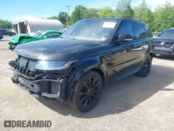 2021 Land Rover Range Rover Sport HST with VIN SALWS2RU8MA795751, listed as a IAAI auction lot 42306974 with 151,681 mi miles and . Bid and sale history available at DreamBid. Image 2.
