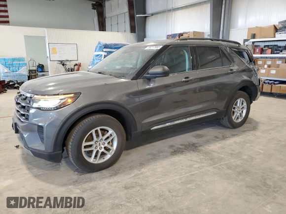 2025 Ford Explorer Active with VIN 1FMUK8DH5SGA03444, listed as a Copart auction lot 56217955 with 11,733 mi miles and Salvage title. Bid and sale history available at DreamBid. Image 1.