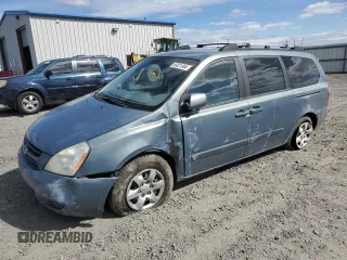 2007 Kia Sedona LX with VIN KNDMB233776175608, listed as a Copart auction lot 69321964 with 198,560 mi miles and Salvage Title. Bid and sale history available at carsss.com. Image 1.