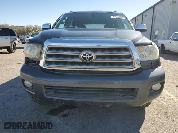 2010 Toyota Sequoia Platinum with VIN 5TDDW5G18AS024010, listed as a Copart auction lot 46902635 with 242,343 mi miles and Salvage Title. Bid and sale history available at carsss.com. Image 5.