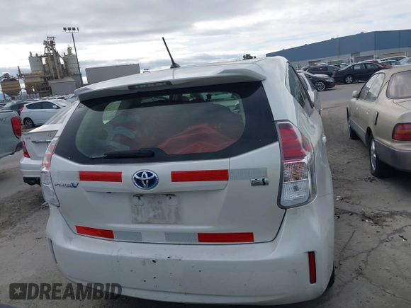 2017 Toyota Prius v Two with VIN JTDZN3EU4HJ066269, listed as a IAAI auction lot 41648895 with 130,727 mi miles. Bid and sale history available at carsss.com. Image 17.