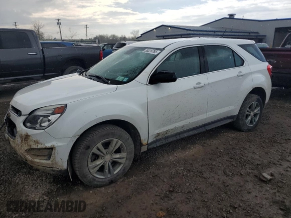 2016 Chevrolet Equinox LS with VIN 2GNFLEEK6G6339248, listed as a Copart auction lot 55326765 with 99,381 mi miles and Salvage Title. Bid and sale history available at DreamBid. Image 1.