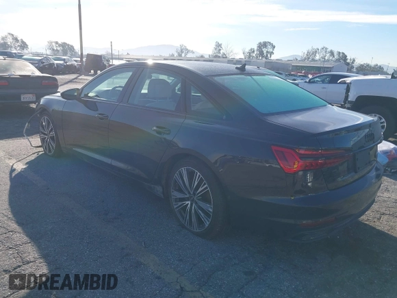 2024 Audi A6 Premium Plus with VIN WAUE3BF23RN004722, listed as a IAAI auction lot 41612193 with 14,519 mi miles and . Bid and sale history available at DreamBid. Image 3.