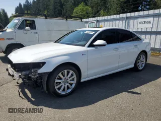 2016 Audi A6 Premium Plus with VIN WAUFGAFC1GN002394, listed as a Copart auction lot 54264485 with 152,290 mi miles and Salvage Title. Bid and sale history available at DreamBid. Image 1.