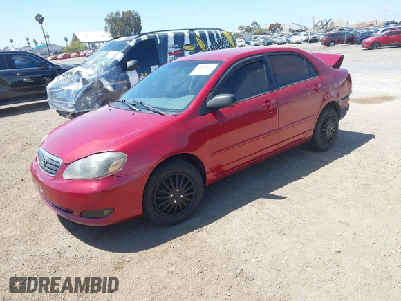 2008 Toyota Corolla CE with VIN 1NXBR32EX8Z988137, listed as a IAAI auction lot 42078677 with 186,746 mi miles and . Bid and sale history available at DreamBid. Image 2.