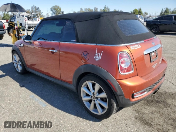 2011 MINI Convertible S z VIN WMWZP3C59BTX83202, wystawiony jako Copart lot #47138535 z przebiegiem 162 809 mil mil oraz Szkoda całkowita • Salvage title. Historia ofert i sprzedaży dostępna na DreamBid. Obrazek 2.