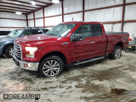 2016 Ford F-150 XLT with VIN 1FTEX1EP4GFD30230, listed as a Copart auction lot 52108375 with 124,026 mi miles and Salvage Title. Bid and sale history available at carsss.com. Image 1.