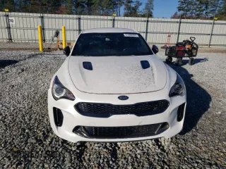 2020 Kia Stinger GT-Line with VIN KNAE15LA2L6078525, listed as a Copart auction lot 81990594 with 75,546 mi miles and Salvage Title. Bid and sale history available at carsss.com. Image 5.