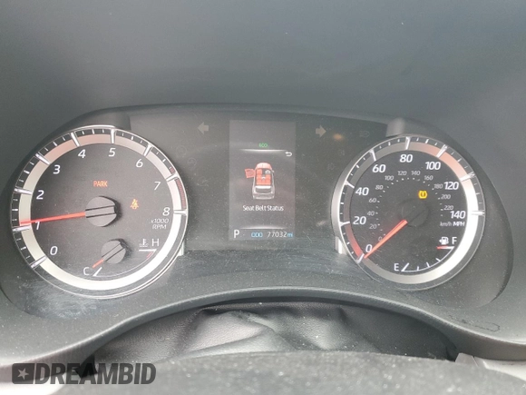 2020 Toyota Highlander LE with VIN 5TDZZRAH6LS000463, listed as a Copart auction lot 88069555 with 77,032 mi miles and Salvage title. Bid and sale history available at DreamBid. Image 9.