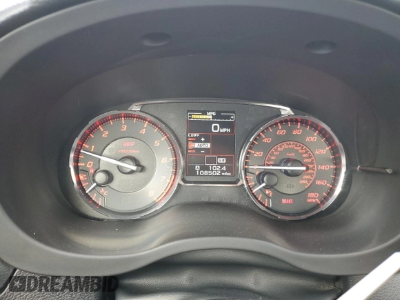 2015 Subaru WRX STI Limited with VIN JF1VA2S60F9802803, listed as a Copart auction lot 79916683 with 108,502 mi miles and Salvage title. Bid and sale history available at DreamBid. Image 9.