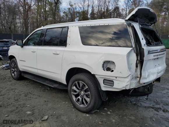 2021 Chevrolet Suburban LT with VIN 1GNSKCKD4MR350647, listed as a Copart auction lot 81845574 with 1,588 mi miles and Salvage Title. Bid and sale history available at carsss.com. Image 2.
