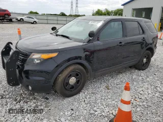 2014 Ford Police Interceptor Utility z VIN 1FM5K8AR9EGA70800, wystawiony jako Copart lot #58399135 z przebiegiem 93 656 mil mil oraz Czysty tytuł • Clean title. Historia ofert i sprzedaży dostępna na DreamBid. Obrazek 1.