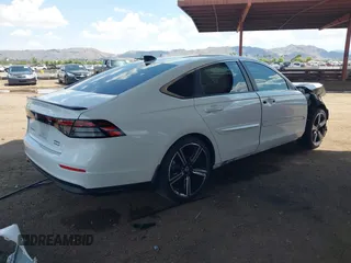 2024 Honda Accord Sport with VIN 1HGCY2F57RA015558, listed as a IAAI auction lot 42417371 with 34,379 mi miles and . Bid and sale history available at DreamBid. Image 4.