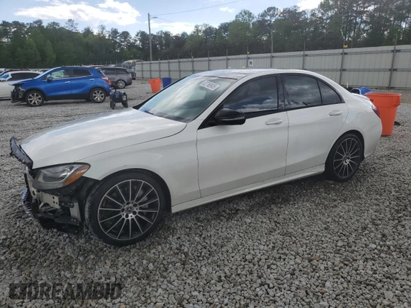 2017 Mercedes-Benz C C 300 with VIN 55SWF4JB9HU232141, listed as a Copart auction lot 52758905 with 86,645 mi miles and Salvage Title. Bid and sale history available at carsss.com. Image 1.