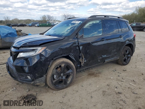 2021 Honda Passport Elite с VIN 5FNYF8H01MB033021, выставлен на аукционе Copart как лот 53395775 с пробегом 50 643 миль миль и Списание • Salvage title. История ставок и продаж доступна на DreamBid. Изображение 1.