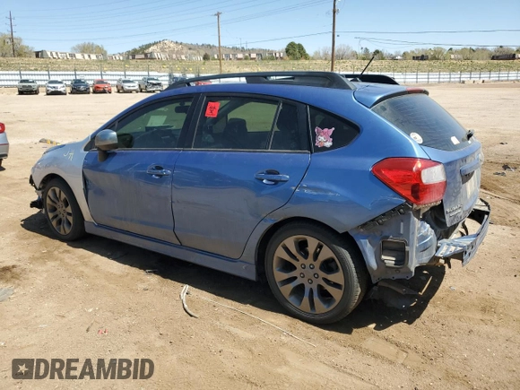 2014 Subaru Impreza Special Sports Premium с VIN JF1GPAL60E8293252, выставлен на аукционе Copart как лот 52820285 с пробегом Не указан миль и На запчасти • Non repairable. История ставок и продаж доступна на DreamBid. Изображение 2.
