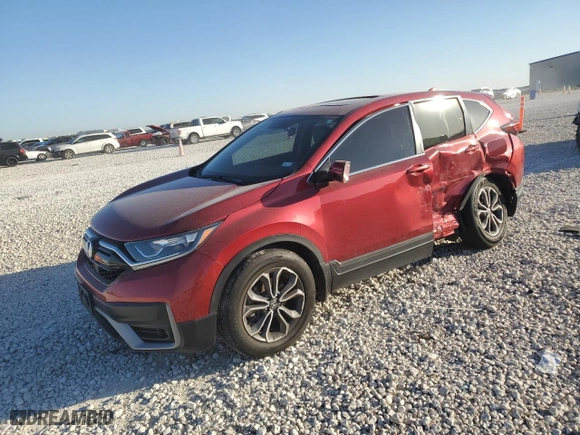 2022 Honda CR-V EX with VIN 5J6RW1H5XNL000115, listed as a Copart auction lot 48610565 with 12,172 mi miles and Salvage Title. Bid and sale history available at carsss.com. Image 1.