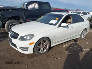 2012 Mercedes-Benz C 250 Sport with VIN WDDGF4HB4CR191843, listed as a IAAI auction lot 41648071 with 138,178 mi miles and . Bid and sale history available at DreamBid. Image 2.