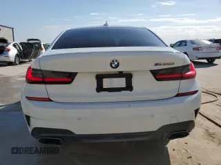 2022 BMW 3 Series M340i with VIN 3MW5U7J0XN8C26736, listed as a Copart auction lot 76893894 with 24,264 mi miles and Clean Title. Bid and sale history available at carsss.com. Image 6.