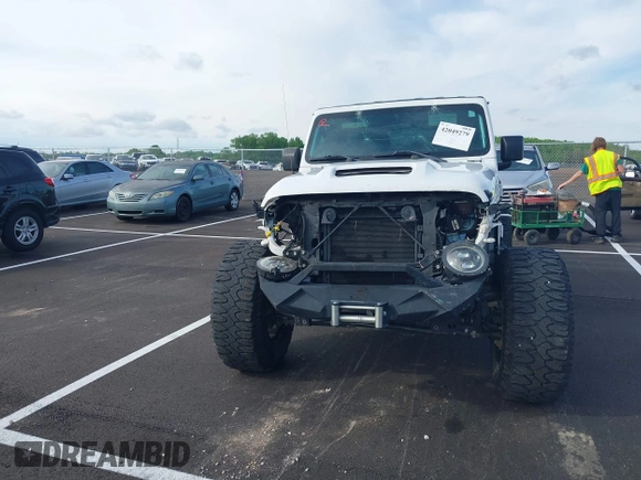 2020 Jeep Wrangler Unlimited Sport S with VIN 1C4HJXDN6LW198065, listed as a IAAI auction lot 42049279 with 72,512 mi miles. Bid and sale history available at carsss.com. Image 12.