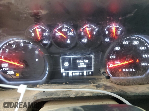 2022 Chevrolet Silverado 1500 with VIN 3GCPDAEK9NG640617, listed as a Copart auction lot 44462135 with 53,984 mi miles and Salvage Title. Bid and sale history available at DreamBid. Image 9.