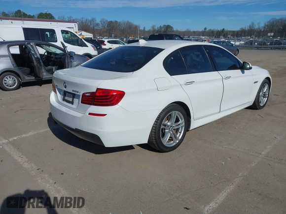 2015 BMW 5 Series 528i xDrive with VIN WBA5A7C50FD627458, listed as a IAAI auction lot 41641143 with 130,157 mi miles and . Bid and sale history available at carsss.com. Image 4.