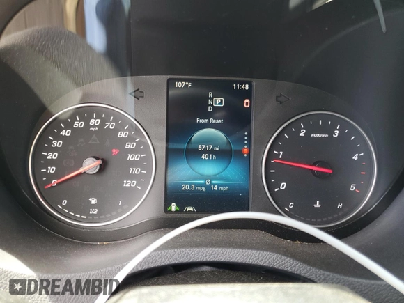 2024 Mercedes-Benz Sprinter with VIN W1Y4NBHY0RT168737, listed as a Copart auction lot 59453224 with 5,717 mi miles and Salvage Title. Bid and sale history available at DreamBid. Image 9.