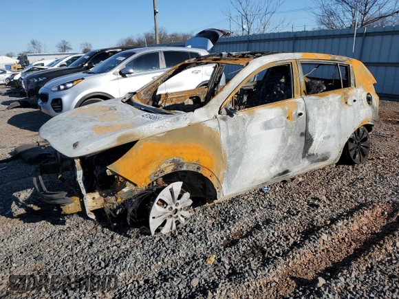 2012 Kia Sportage SX with VIN KNDPCCA62C7195685, listed as a Copart auction lot 45184865 with Not provided miles and Salvage title. Bid and sale history available at DreamBid. Image 1.