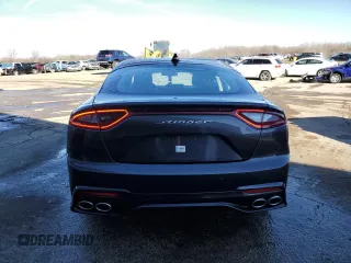 2019 Kia Stinger with VIN KNAE15LAXK6043536, listed as a Copart auction lot 42778575 with 101,200 mi miles and Salvage Title. Bid and sale history available at DreamBid. Image 6.