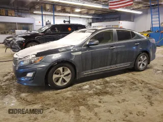 2014 Kia Optima Hybrid LX with VIN KNAGM4AD0E5071248, listed as a Copart auction lot 45597215 with 163,574 mi miles and Salvage Title. Bid and sale history available at carsss.com. Image 1.