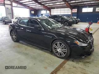 2015 Maserati Ghibli S Q4 with VIN ZAM57RTA3F1150242, listed as a Copart auction lot 61202585 with 21,271 mi miles and Salvage title. Bid and sale history available at DreamBid. Image 4.