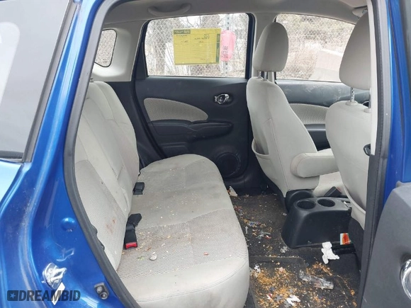 2015 Nissan Versa Note S with VIN 3N1CE2CP1FL358550, listed as a IAAI auction lot 41506557 with 61,845 mi miles. Bid and sale history available at carsss.com. Image 8.