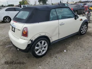 2010 MINI Convertible with VIN WMWMR3C52ATU96951, listed as a Copart auction lot 82038804 with 120,199 mi miles and Clean Title. Bid and sale history available at DreamBid. Image 3.