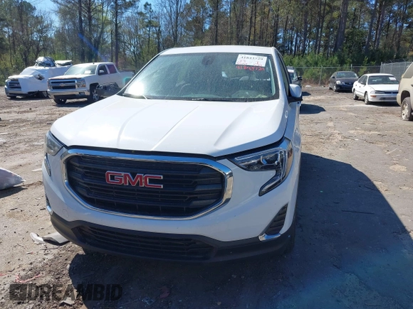 2020 GMC Terrain SLE with VIN 3GKALMEV1LL224087, listed as a IAAI auction lot 41843729 with 54,152 mi miles. Bid and sale history available at carsss.com. Image 12.