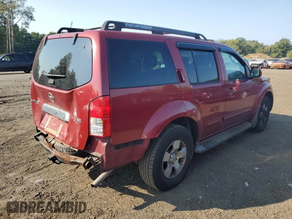 2007 Nissan Pathfinder SE with VIN 5N1AR18W77C630157, listed as a Copart auction lot 69791854 with 186,200 mi miles and Salvage Title. Bid and sale history available at carsss.com. Image 3.