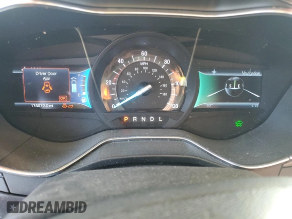 2013 Ford Fusion Titanium Hybrid with VIN 3FA6P0RU9DR371620, listed as a Copart auction lot 53141575 with 176,972 mi miles and Salvage Title. Bid and sale history available at carsss.com. Image 9.