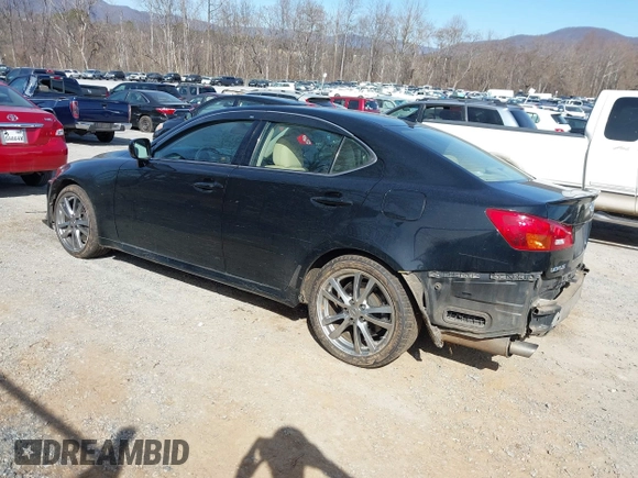 2008 Lexus IS 350 with VIN JTHBE262785019415, listed as a IAAI auction lot 41672025 with 141,228 mi miles and . Bid and sale history available at DreamBid. Image 3.