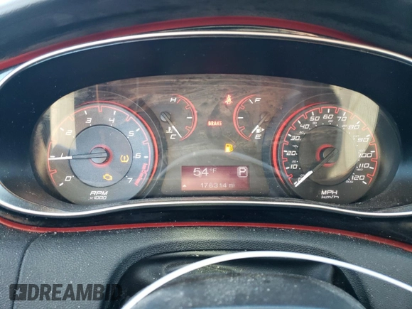 2015 Dodge Dart SXT with VIN 1C3CDFBB3FD172905, listed as a Copart auction lot 41846235 with 178,314 mi miles and Salvage Title. Bid and sale history available at carsss.com. Image 9.