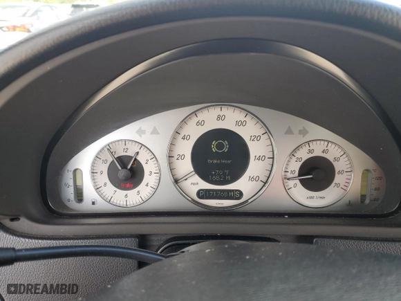 2008 Mercedes-Benz CLK-Class 5.5L with VIN WDBTK72F78T089317, listed as a Copart auction lot 73295334 with 171,768 mi miles and Salvage Title. Bid and sale history available at carsss.com. Image 9.