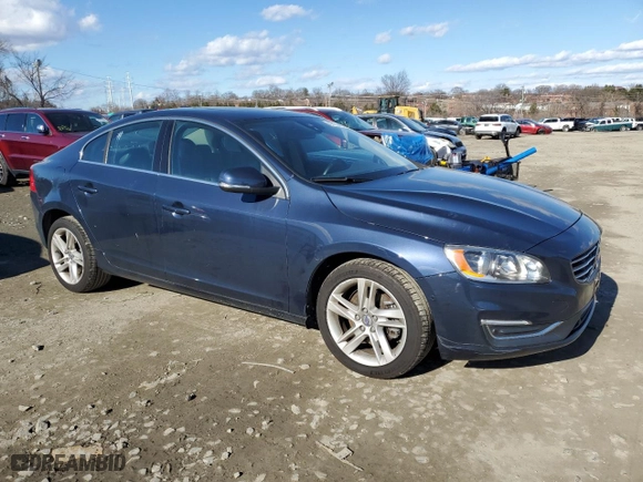 2015 Volvo S60 T5 Drive-E Premier Plus with VIN YV140MFC2F1307323, listed as a Copart auction lot 42753415 with 89,618 mi miles and Salvage Title. Bid and sale history available at carsss.com. Image 4.