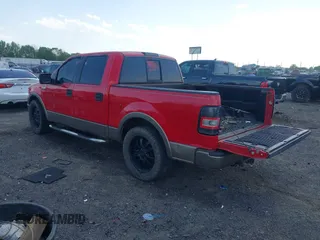 2005 Ford F-150 XLT with VIN 1FTPW12585KE04249, listed as a IAAI auction lot 41983950 with 212,289 mi miles. Bid and sale history available at carsss.com. Image 3.