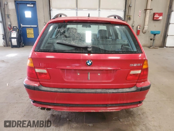 2003 BMW 3 Series 325i with VIN WBAEN33423PC12689, listed as a Copart auction lot 46623275 with 214,976 mi miles and Clean Title. Bid and sale history available at carsss.com. Image 6.